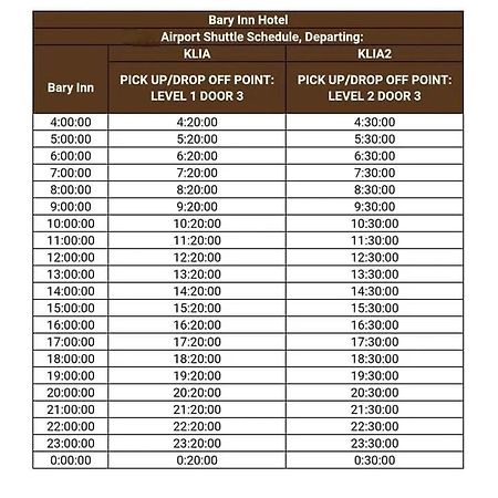 Bary Inn, Klia & Klia2 - 24 Hours Free Airport Pick-Up Sepang Exterior foto